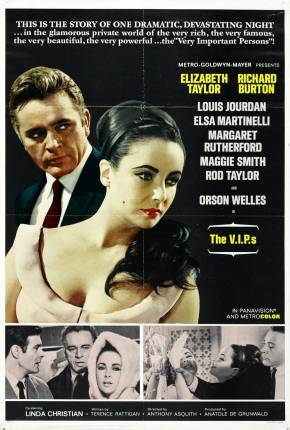 Capa do Filme Gente Muito Importante / The V.I.P.s (1963) – pôster oficial
