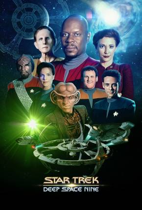 Capa do Série Jornada nas Estrelas - Deep Space Nine (1993) – pôster oficial
