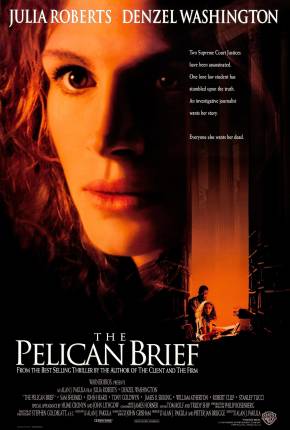 Capa do Filme O Dossiê Pelicano (1993) – pôster oficial