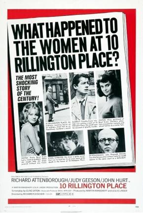 Capa do Filme O Estrangulador de Rillington Place (1971) – pôster oficial