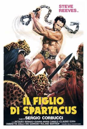 Capa do Filme O Filho de Spartacus (1962) – pôster oficial