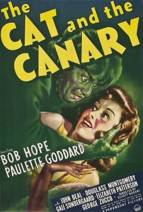 Capa do Filme O Gato e o Canário - Legendado (1939) – pôster oficial