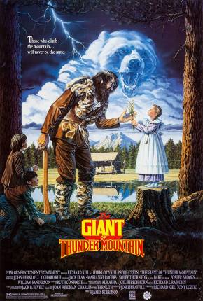 Capa do Filme O Gigante da Montanha (1990) – pôster oficial