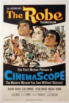 Capa do Filme O Manto Sagrado (1953) – pôster oficial