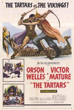 Capa do Filme Os Bravos Tártaros (1961) – pôster oficial