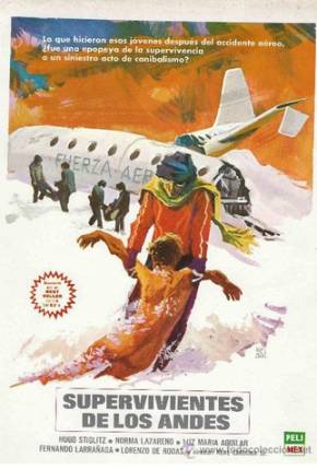 Capa do Filme Os Sobreviventes dos Andes (1976) – pôster oficial