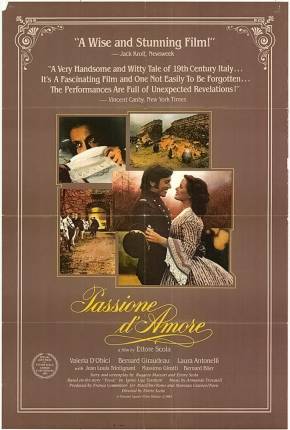 Capa do Filme Paixão de Amor - Legendado (1981) – pôster oficial