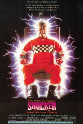 Capa do Filme Shocker - 100 Mil Volts de Terror (1989) – pôster oficial