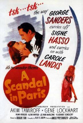 Capa do Filme Vidocq - Um Escândalo em Paris - Legendado (1946) – pôster oficial