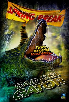 Capa do Filme Bad CGI Gator - Legendado (2023) – pôster oficial