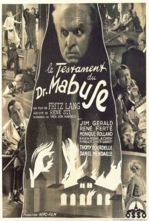 Capa do Filme O Testamento do Dr. Mabuse - Legendado (1933) – pôster oficial